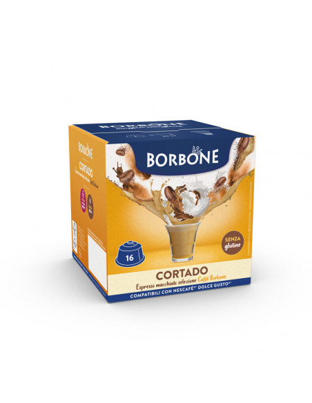 Capsule compatibili Dolce Gusto Cortado 4x16cps - Borbone