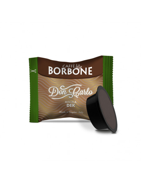 50 Capsule compatibili Lavazza A Modo Mio Decaffeinato - BORBONE