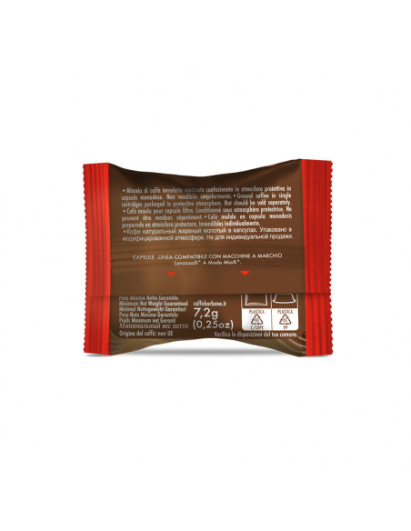 50 Lavazza A Modo Mio compatible capsules Rossa - BORBONE