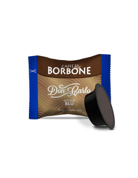 50 Compatible Lavazza A Modo Mio Blu capsules - BORBONE
