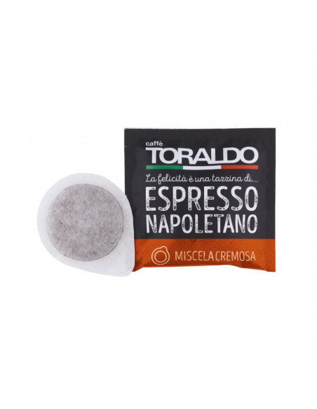 150 paper pods ESE 44 Cremosa - Toraldo