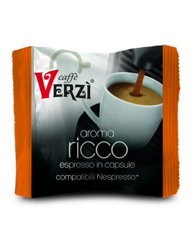 100 Nespresso Blend Ricco Compatible Capsules -...