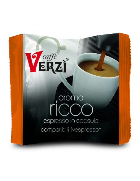 100 Nespresso Blend Ricco Compatible Capsules - Verzì