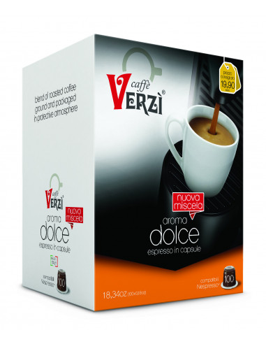100 Nespresso Dolce blend compatible capsules - Verzì