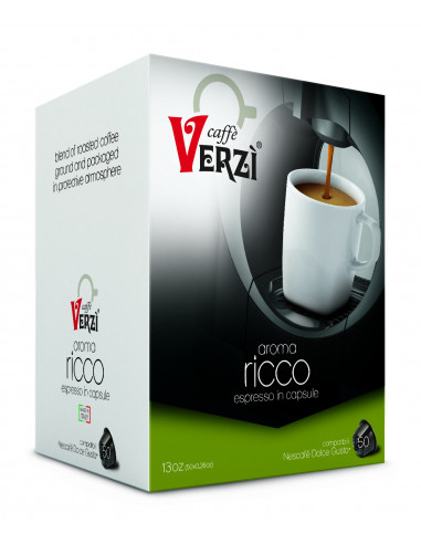 50 Capsules Ricco Blend Compatible Dolce Gusto - Verzì