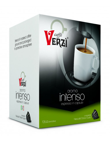 50 Capsules Compatible Dolce Gusto blend Intenso - verzì