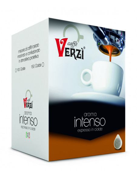 50 Cialde Filtro Carta ese 44 mm miscela Intenso - Verzì