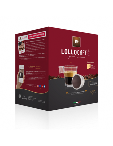 100 Capsule compatibili Lavazza Point Decaffeinato - LOLLO