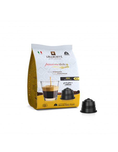 Capsule compatibil Nestlè Dolce Gusto miscela Oro 6x16cps - Lollo