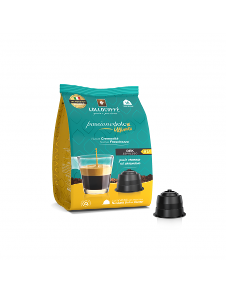 Capsule compatibil Nestlè Dolce Gusto miscela Decaffeinato 6x16cps - Lollo