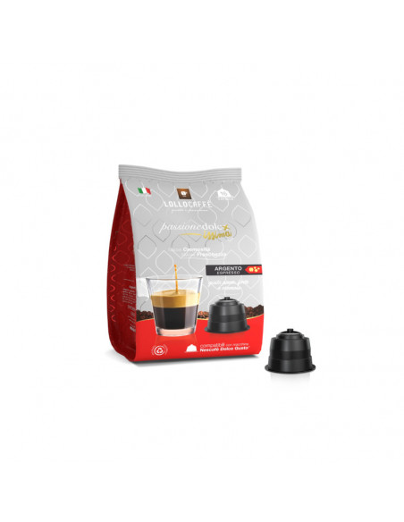 Capsule compatibili Nestlè Dolce Gusto miscela argento 6x16cps - Lollo