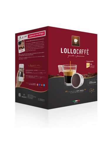 100 Capsule compatibili Lavazza Espresso Point Argento - LOLLO