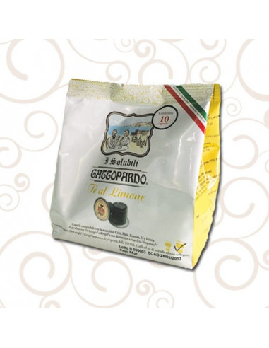 Capsule compatibili Nespresso Tea al Limone 8x10cps - Toda Gattopardo