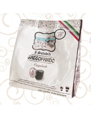Capsule compatibili Nespresso Nocciolino 8x10cps - Toda Gattopardo