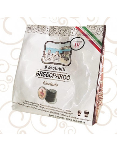 Nespresso Cortado 8x10cps compatible capsules - Toda Gattopardo