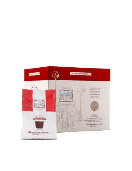 Caffitaly Ricco 6x16cps compatible capsules - Toda Gattopardo