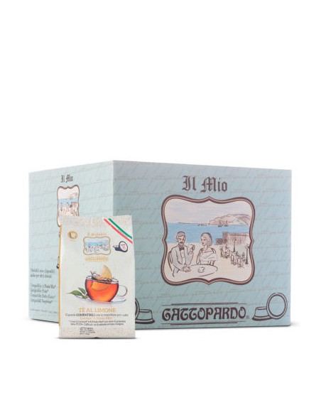 128 Capsules LEMON TEA compatible A Modo Mio - Toda Gattopardo