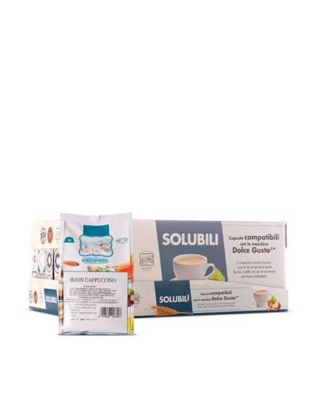 96 Capsule CAPPUCCINO Toda Caffè Dolce Gattopardo compatibili Dolce Gusto