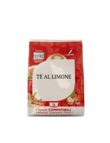 Lavazza Espresso Point compatible capsules Tea Lemon 8x16cps - TODA GATTOPARDO