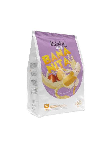 Capsule compatibili Dolce Gusto Bananita 5x16cps - DolceVita