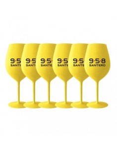 6 Calici Santero - Giallo