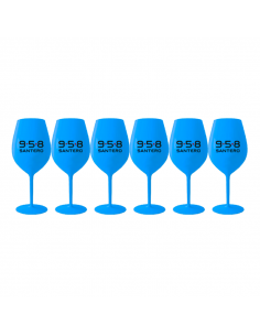 6 Calici Santero - Blu