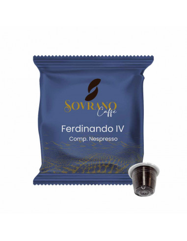100 capsule compatibili Nespresso Ferdinando IV - Sovrano