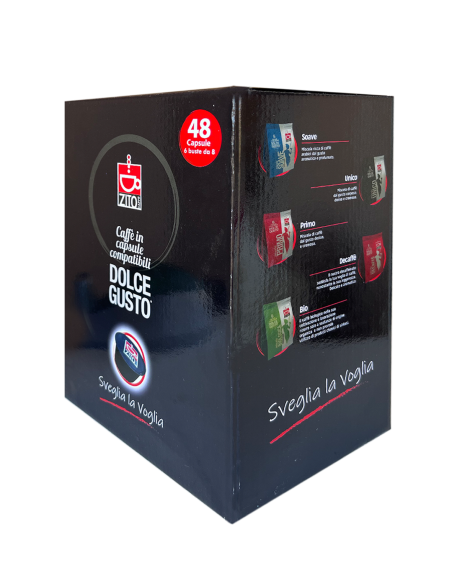 48 CAPSULE COMPATIBILI DOLCE GUSTO - ZITO CAFFÈ PRIMO