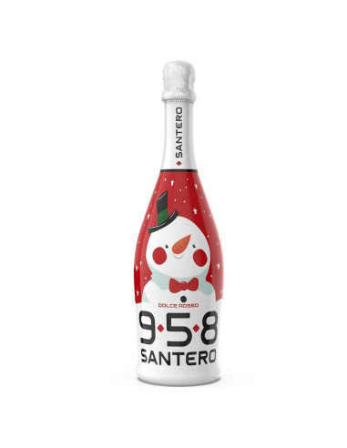 6 Bottles 958 SANTERO CHRISTMAS SWEET 2023 Extradry lt 0,75