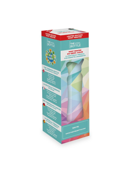 Borraccia Termica MW Geometric Color 500ml - THE STEEL BOTTLE