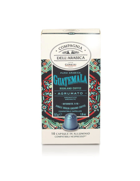 Capsule compatibili Nespresso Alluminio Guatemala 10x10cps - CAFFÈ CORSINI (SCAD:10/25)