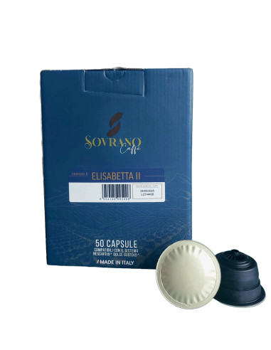 50 capsules compatible Dolce Gusto Elisabeth II - Sovrano