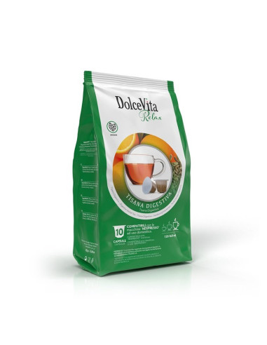 Capsule compatibili Nespresso Tisana Digestiva 12x10cps - DolceVita