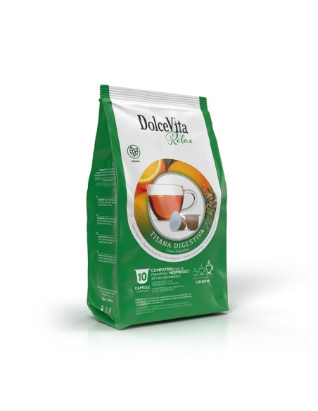 Capsule compatibili Nespresso Tisana Digestiva 12x10cps - DolceVita