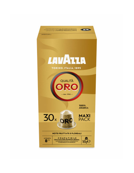 LAVAZZA - Nespresso - Caffè - Qualità Oro Alluminio - 30x8
