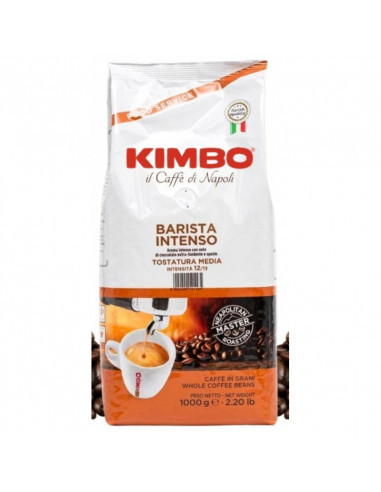 KIMBO - Grani - Caffè - Barista Intenso Grani 1 Kg - Conf. 1 - Box 6