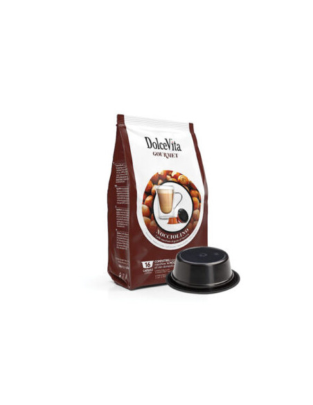 ITALFOODS - A Modo Mio - Solubile - Nocciolino - 16x10