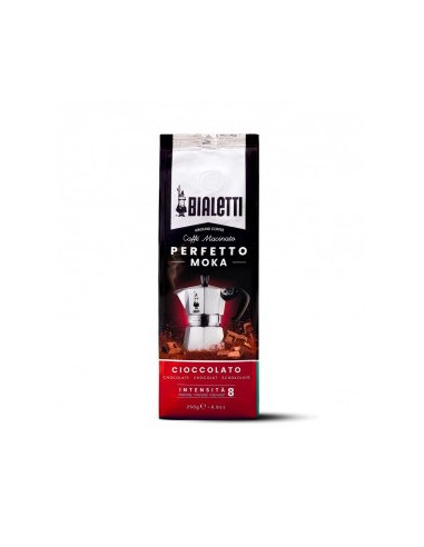 BIALETTI - Macinato - Caffè - Cioccolato Perfetto Moka 250 gr - Conf. 1 - Box 6