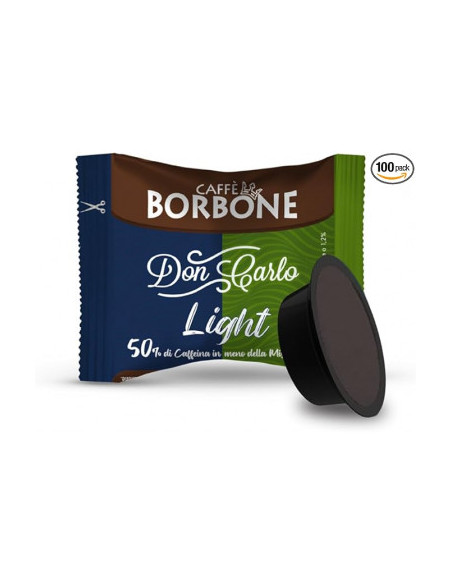 BORBONE - A Modo Mio - Caffè - Don Carlo Light - Conf. 100 - Box 1