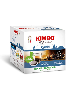 50 dosettes ESE 44 mm de café Kimbo Mélange Capri