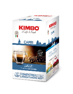 50 dosettes de café Kimbo, mélange Capri, compatibles...