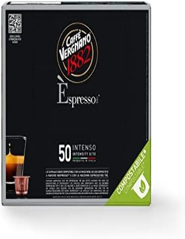 50 Capsule Compostabili Vergnano E'spresso...