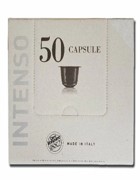 50 gélules Vergnano E'spresso Intenso comp. Nespresso