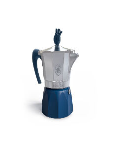 Bicolore bleu et blanc, « moka » et « ciao », avec une boîte. 2