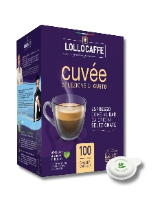 100 dosettes Ese 44 mm Lollo mélange Cuvée