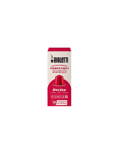 10 capsule Bialetti Deciso in alluminio...