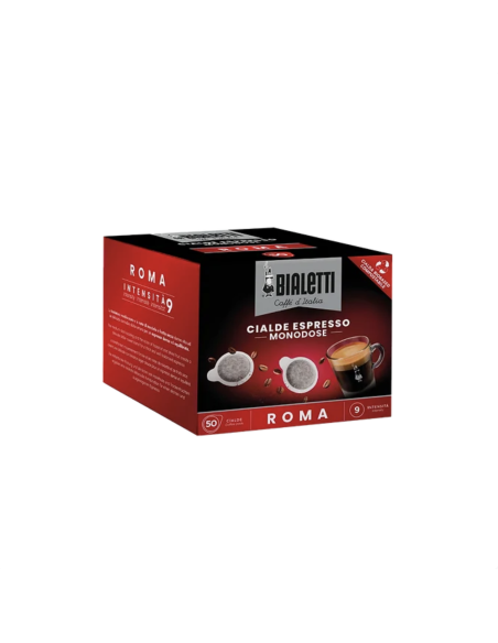 50 dosettes Roma Espresso Bialetti (Saveur corsée)