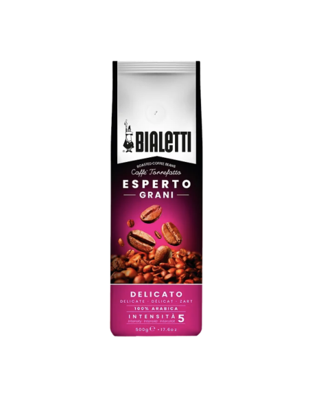 6 paquets de café Bialetti Expert en grains - Doux
