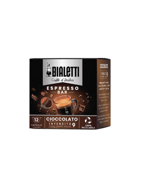 96 capsule caffè Bialetti "Gourmet" gusto Cioccolato
