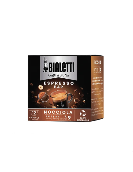 96 capsules de café Bialetti « Gourmet » au goût de noisette